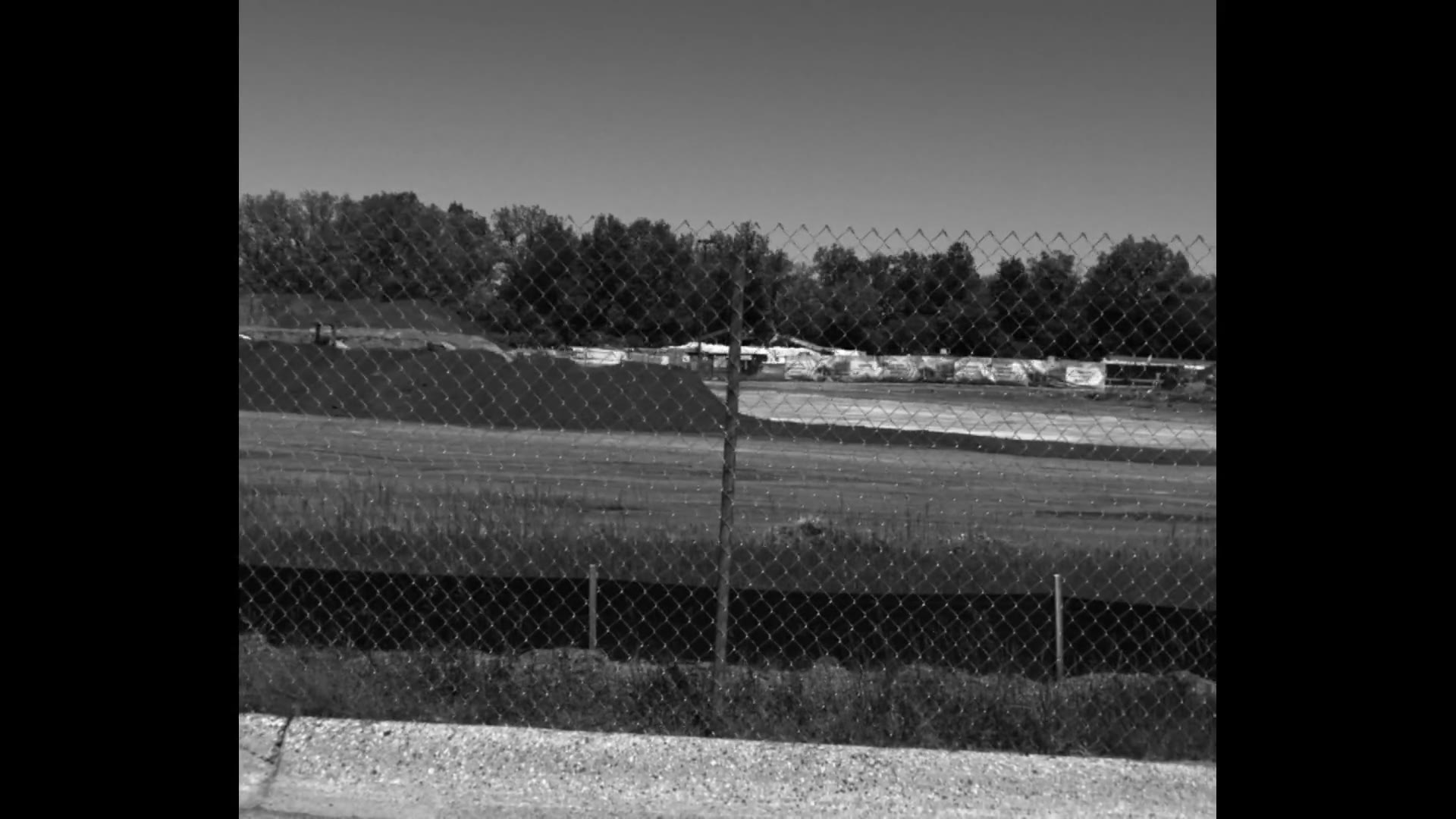 Automated fence inspection software detecting damage on a chain link perimeter fence in real time.